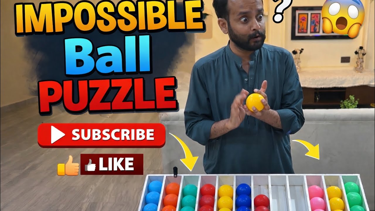 Impossible Ball Puzzle Challenge! #ballpuzzle #puzzlegame #challenge #brainchallenge #viralgame#usa 