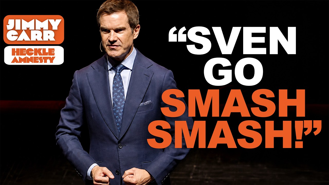 Jimmy Carr Turns a Question About Swedish Food Into a Full-On Roast At Heckler's Expense!