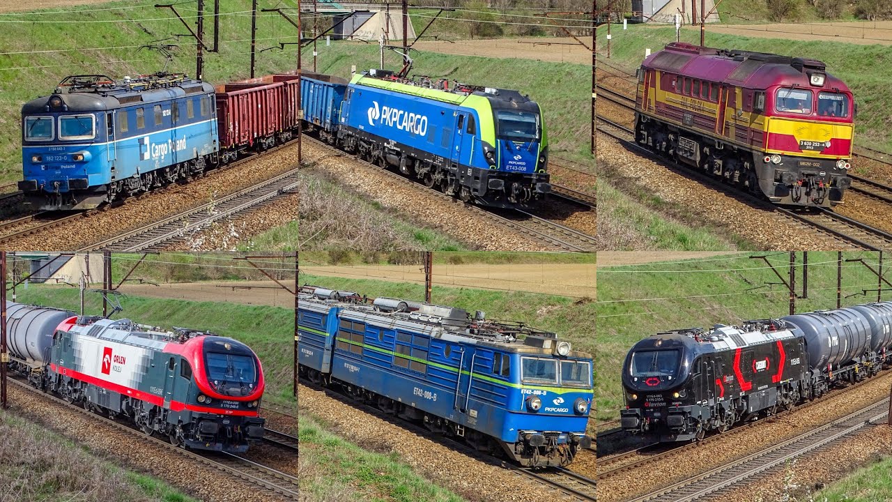 Jedenaście pociągów na szlaku Tarnowskie Góry - Nakło Śl. | 14.04.2025