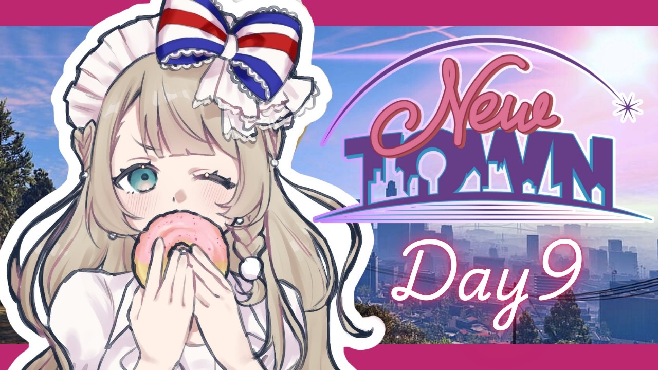 〖#NEWTOWN〗F3ルーレット練習で色んな人と出会ってみたい！DAY9〖#マリートリコロール/#vtuber/GTA〗