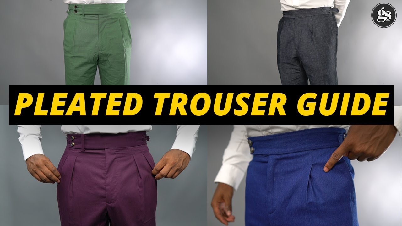 Прямые или обратные складки? | Полное руководство по плиссированным брюкам!