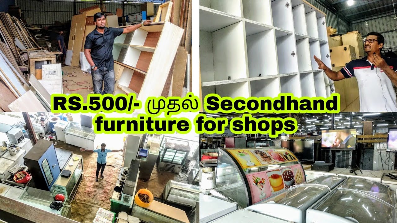 நம்ப முடியாத விலையில் Secondhand Furnitures for all Type of Shops | Ch| Rajaa Vlogs Diary