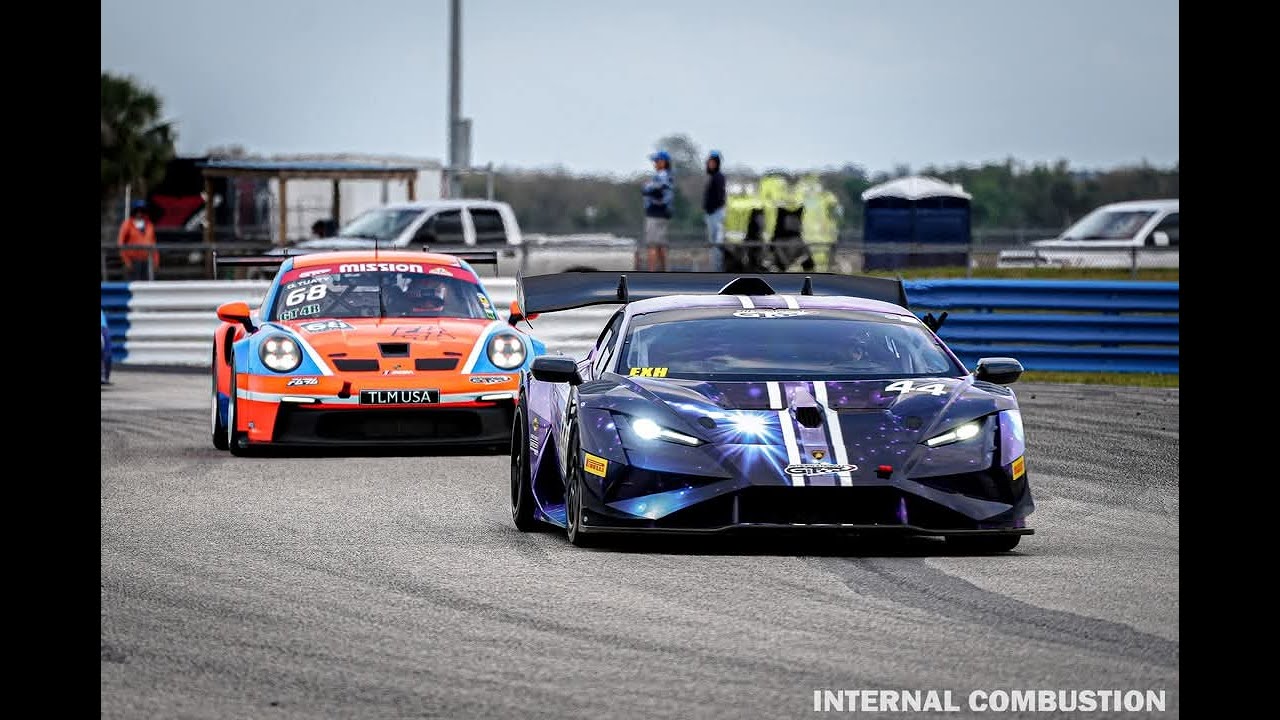Going 9th to 1st in half a lap + hotlaps, Lamborghini Super Trofeo