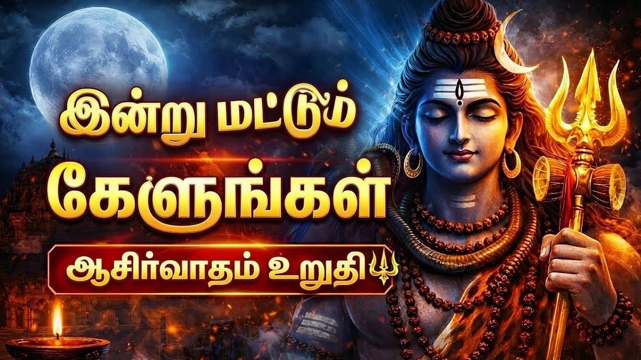 இன்று மட்டும் கேளுங்கள் 🔱 சிவன் ஆசீர்வாதம் உறுதி | Powerful Om Namah Shiva | Maha Shivaratri Special