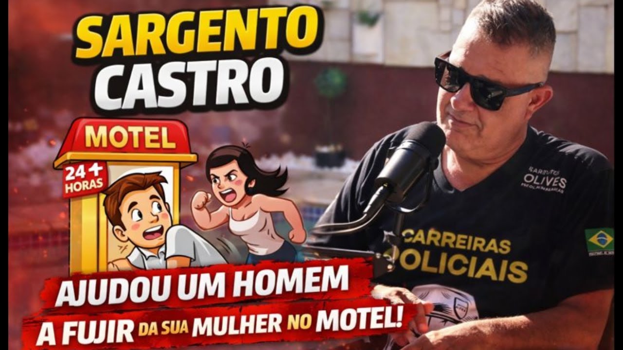 SARGENTO CASTRO AJUDOU UM HOMEM QUE ESATVA COM SUA AMANTE NO  MOTEL