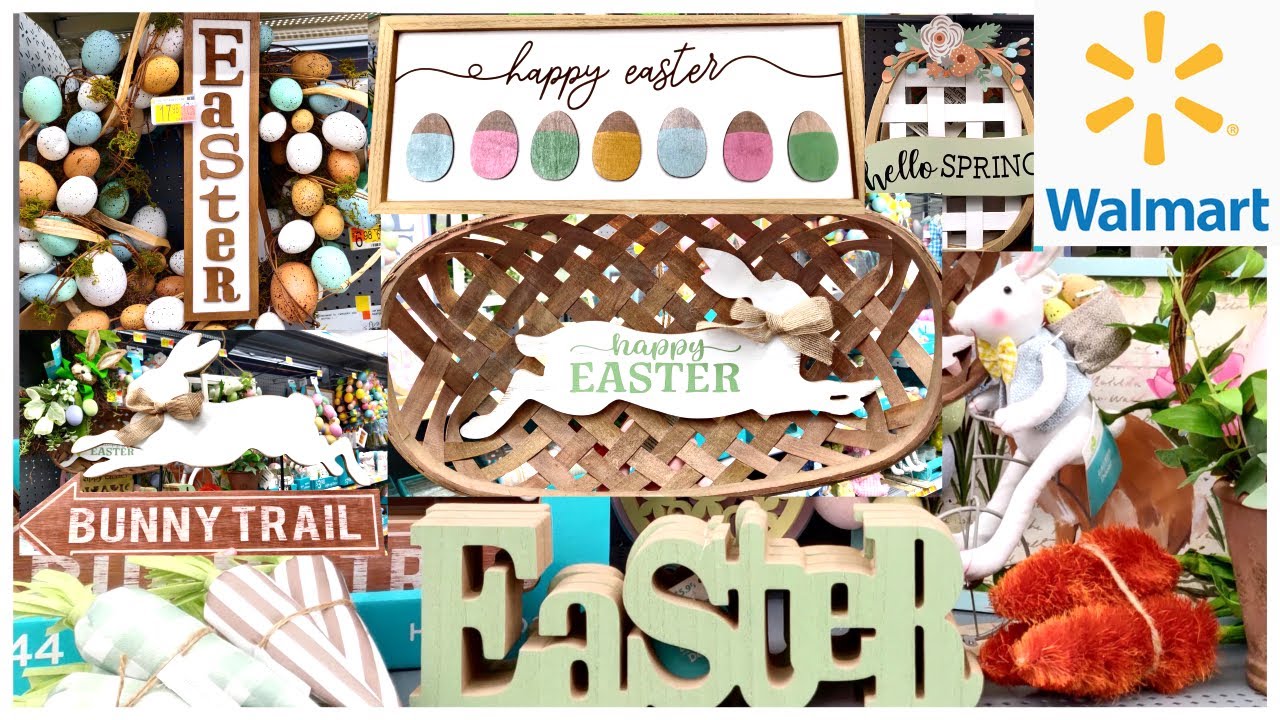 WALMART EASTER DECOR SHOP WITH ME 2021