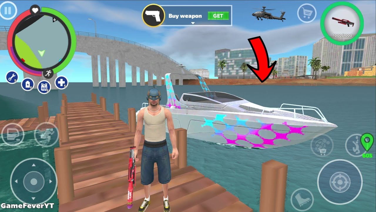 Real Gangster Crime 2 - 2.5.4 New Update (Pink Luxury Ship Boat) Find Secret Army Base - Gameplay HD