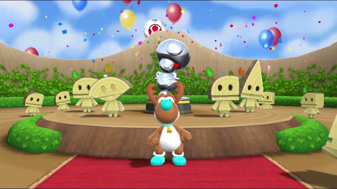 Mario Party 9 Step It Up Challenge Minigames Battle All Yoshi