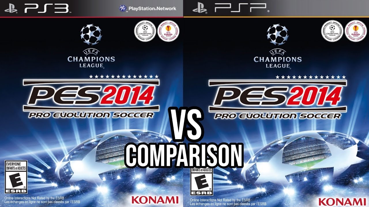 PES 2014 PS3 Vs PSP