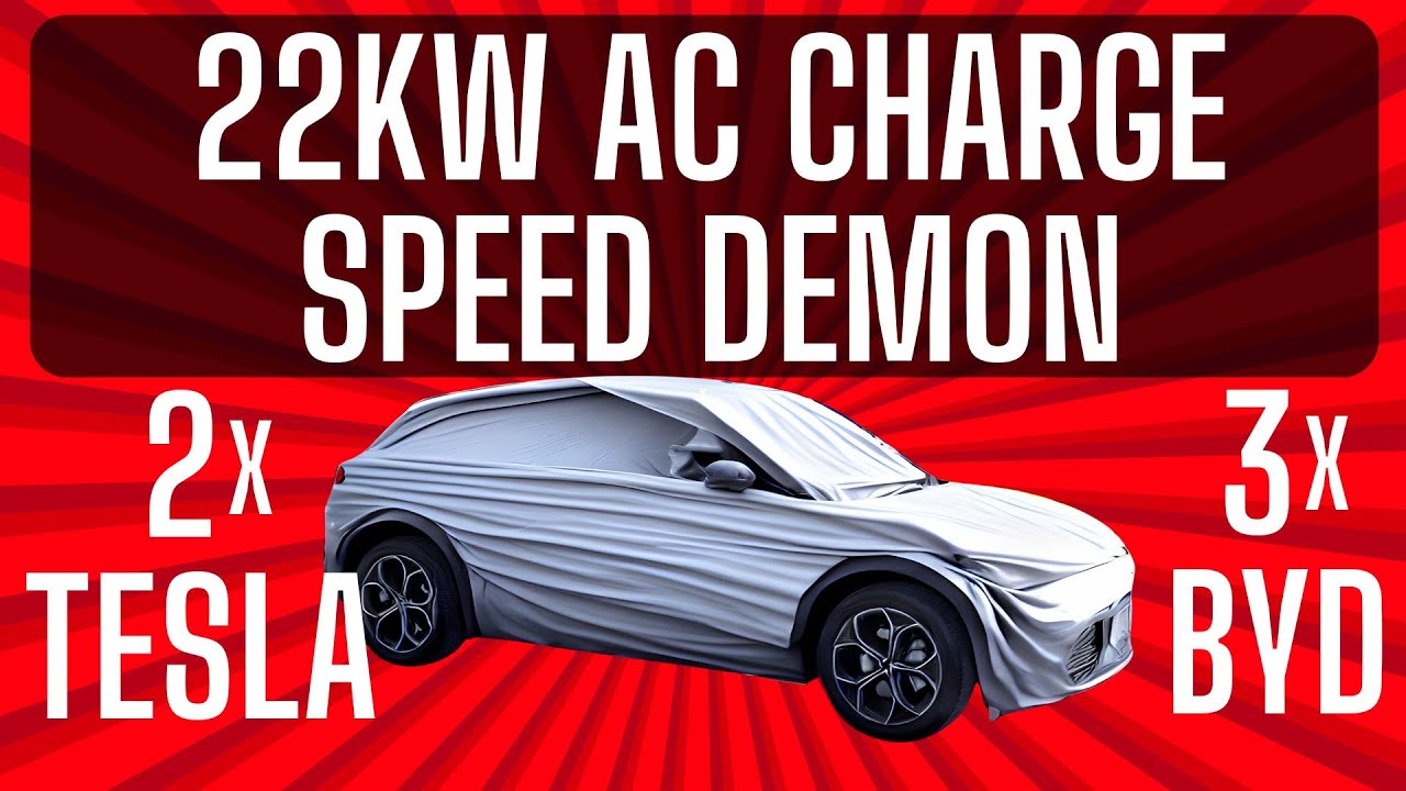 22kW AC Charge Speed Demon: 2x Faster than Tesla, 3x Faster than BYD