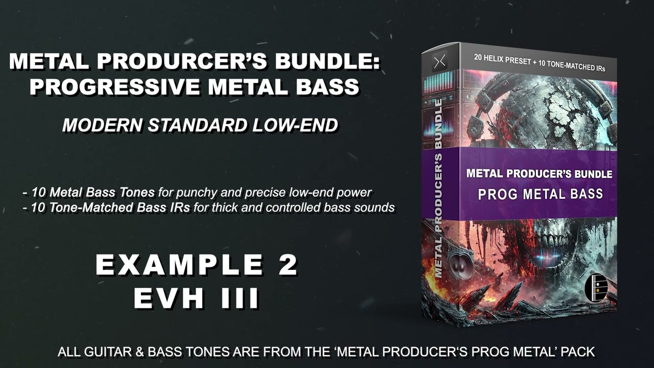 Metal Producer's Bundle: Progressive Metal Bass | HELIX / HX STOMP | DEMO VIDEO
