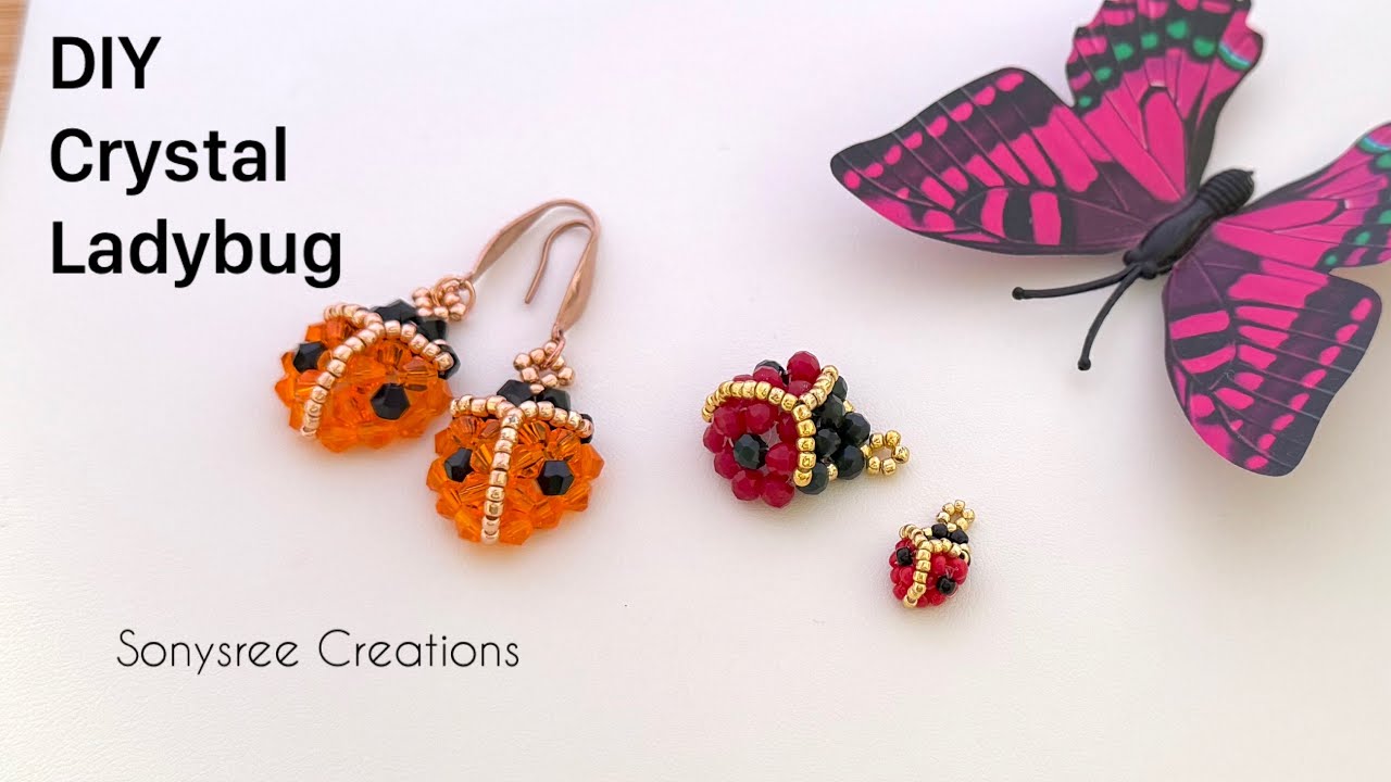 Beaded Ladybug 🐞 Tutorial | How to Make ladybug