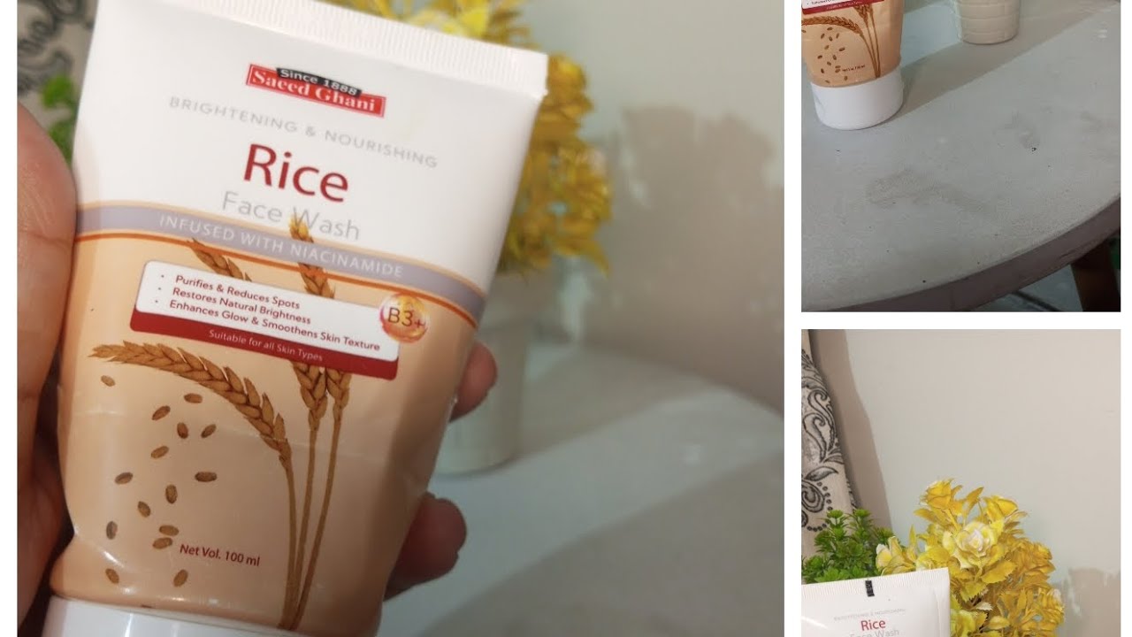 Saeed Ghani Rice Face wash Review