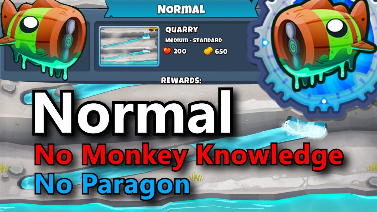 BTD6 Bloonarius Normal Tutorial || No Monkey Knowledge || Quarry