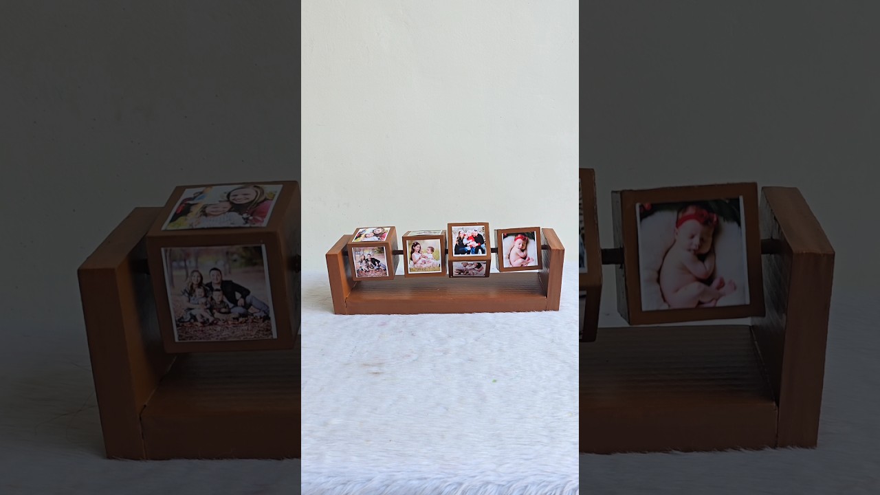 Beautiful Photo Frame Craft Ideas || Easy Photo Frame || #shorts #youtubeshorts #photoframe
