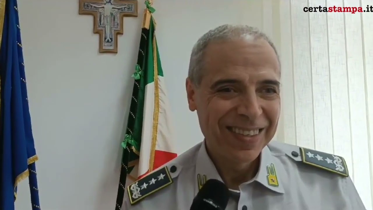IL GENERALE BRUNO BURATTI IN VISITA ALLA CASERMA DELLA GDF DI TERAMO