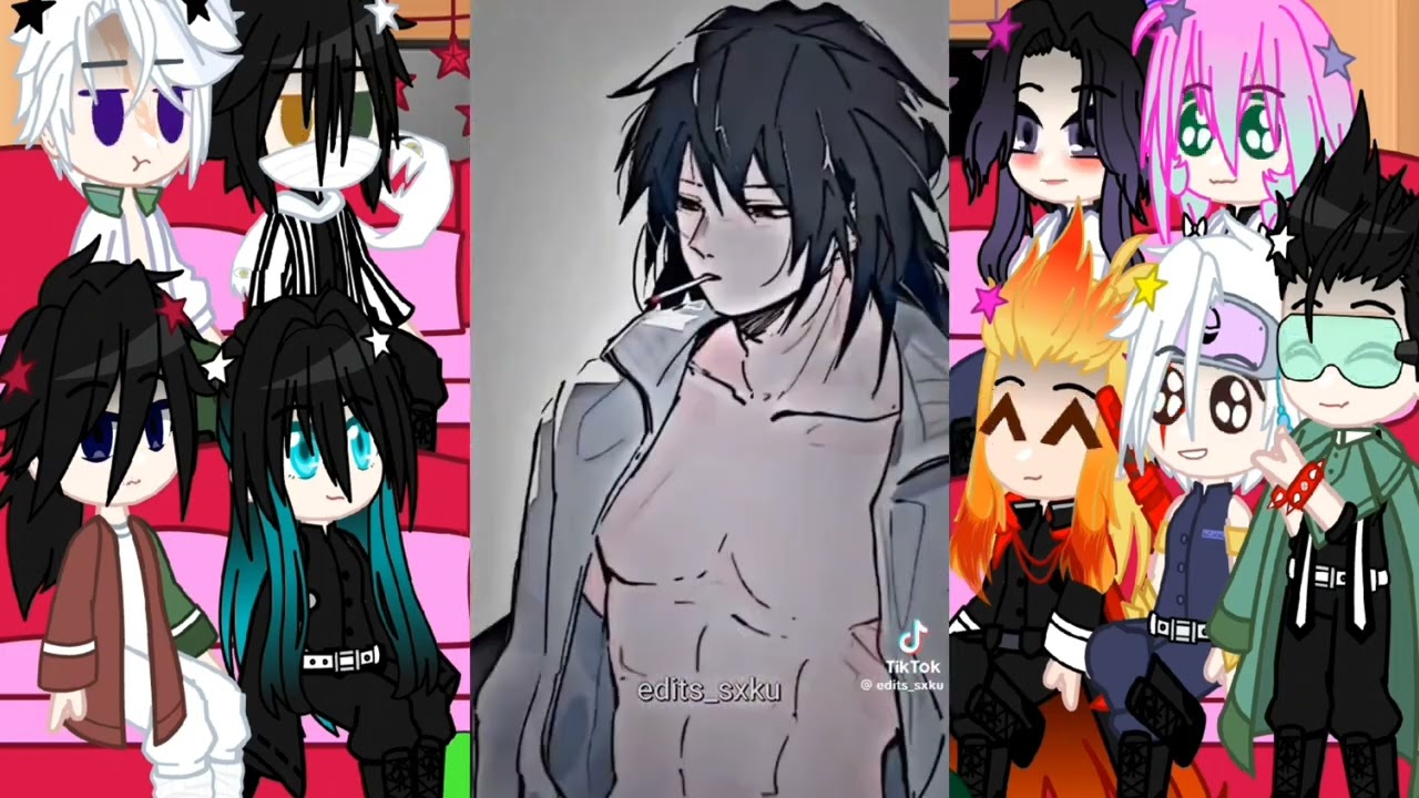 |Los Pilares del Castigo de Tomioka reaccionan a el y ???|GiyuuShino?|♡GiyuuTan♡|Violeta_UCHIHA|