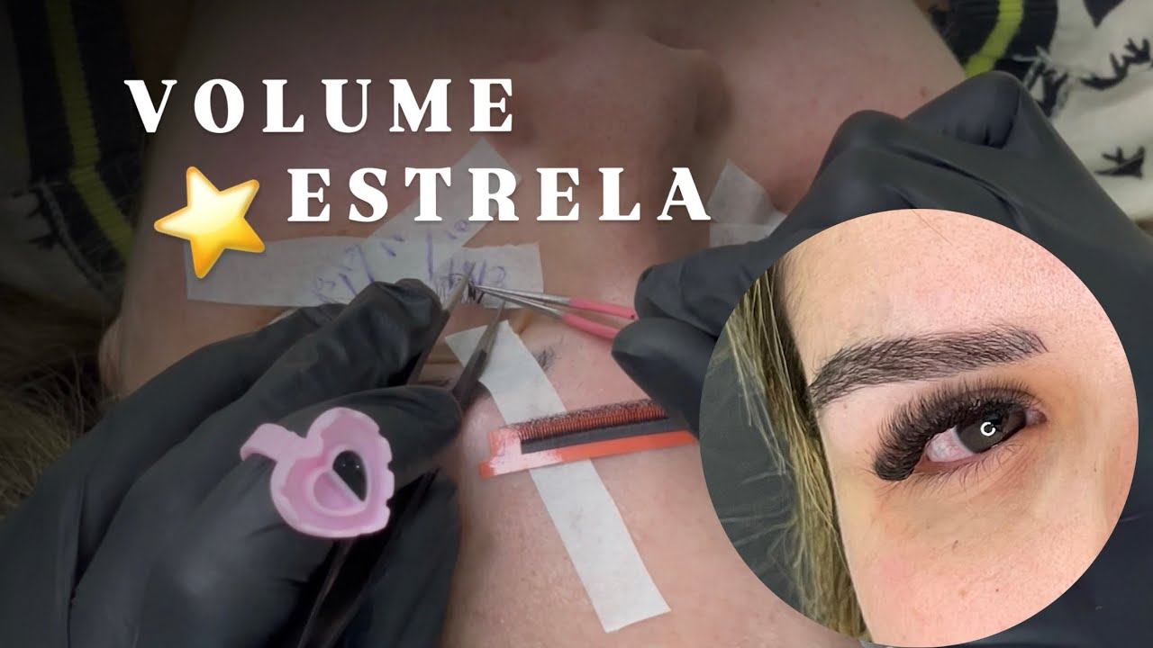 Extensão de cílios • VOLUME ESTRELA (5D)