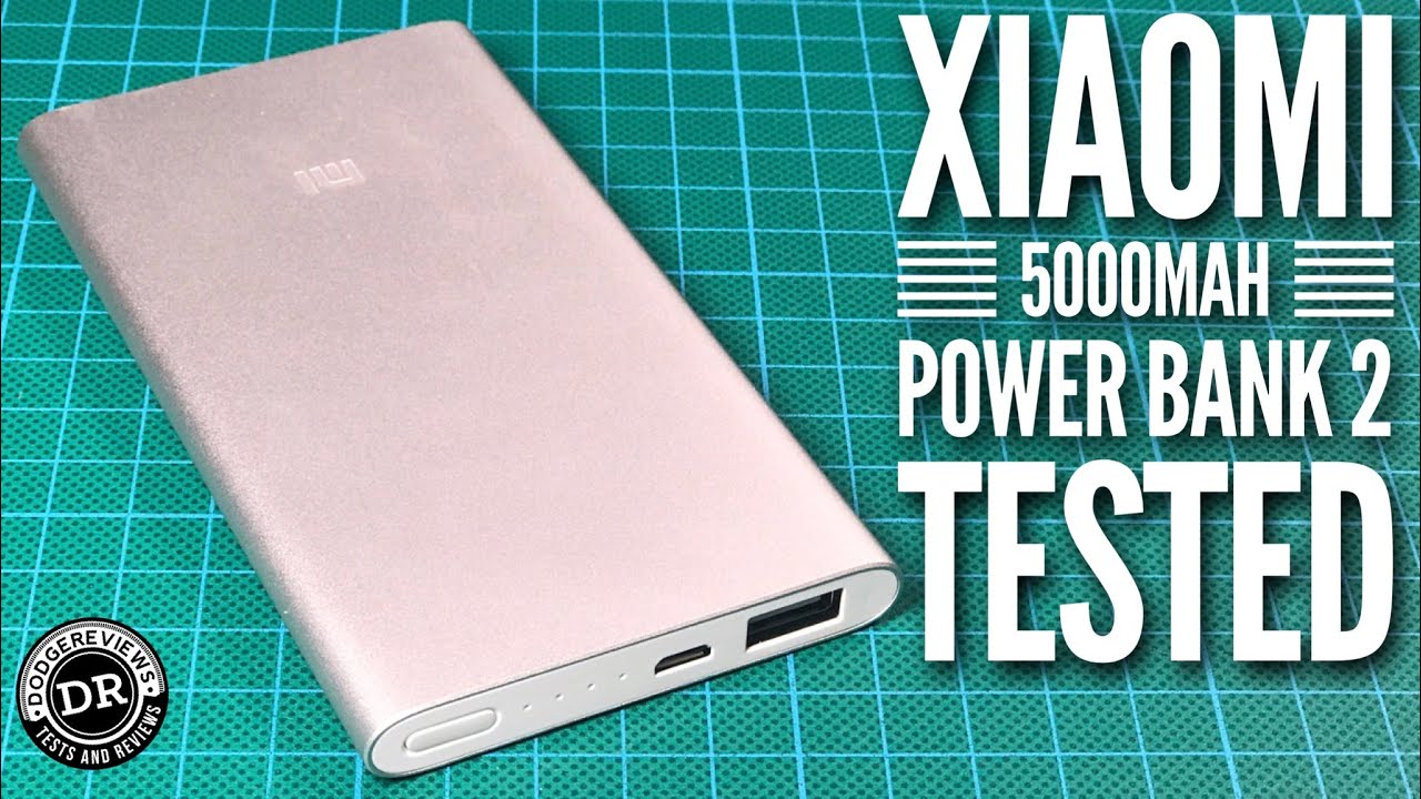 Xiaomi 5000mAh Power Bank 2 (PLM10ZM) tested.