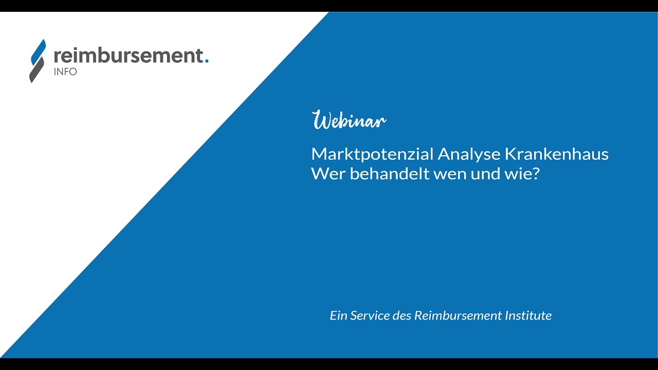 Marktpotenzial Analyse der deutschen Krankenhäuser