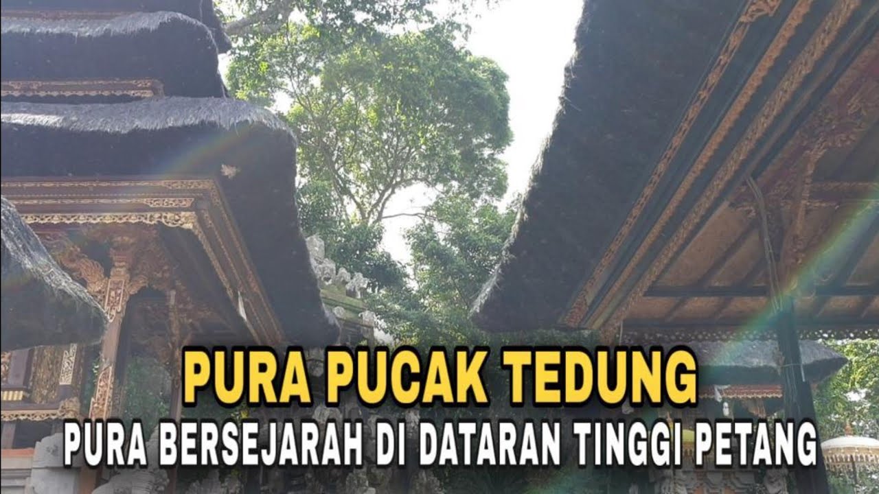 PURA DI BALI || PURA PUNCAK TEDUNG Petang Badung