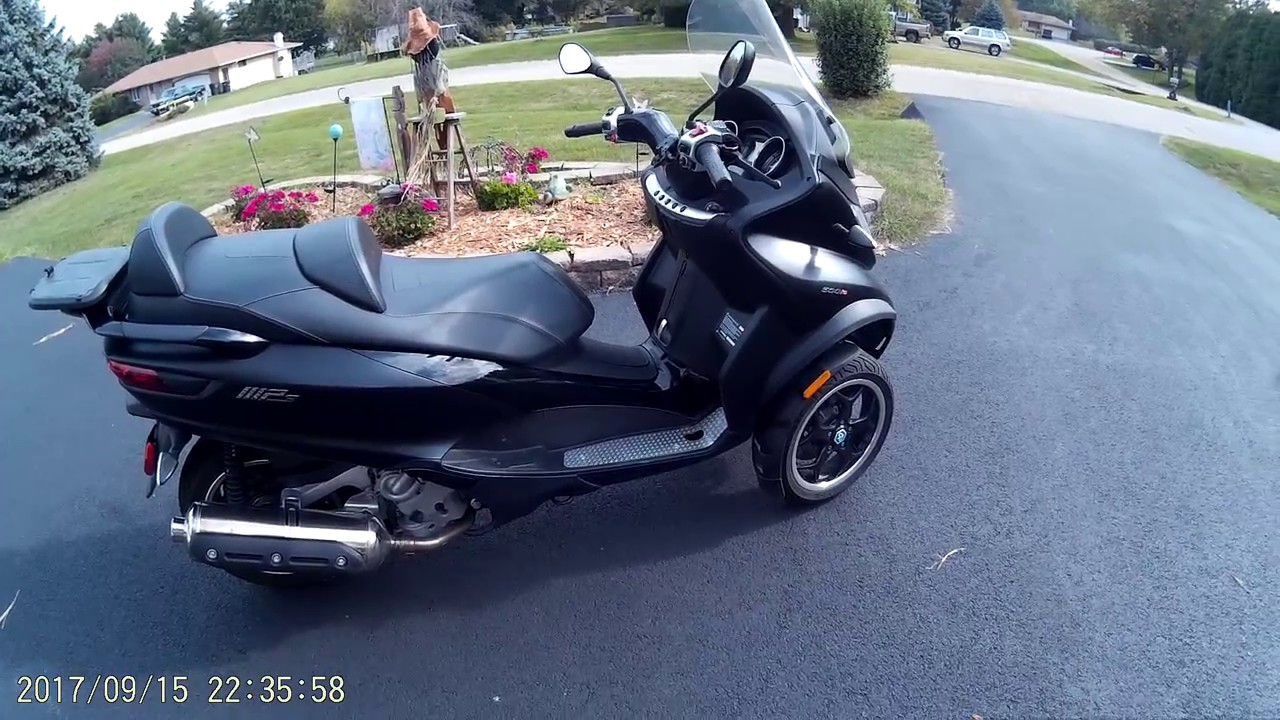 Первая поездка/обзор Piaggio MP3 500IE 2016 года