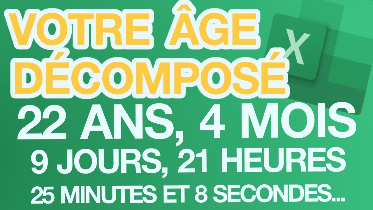 Comment calculer la durée entre deux dates dans Excel