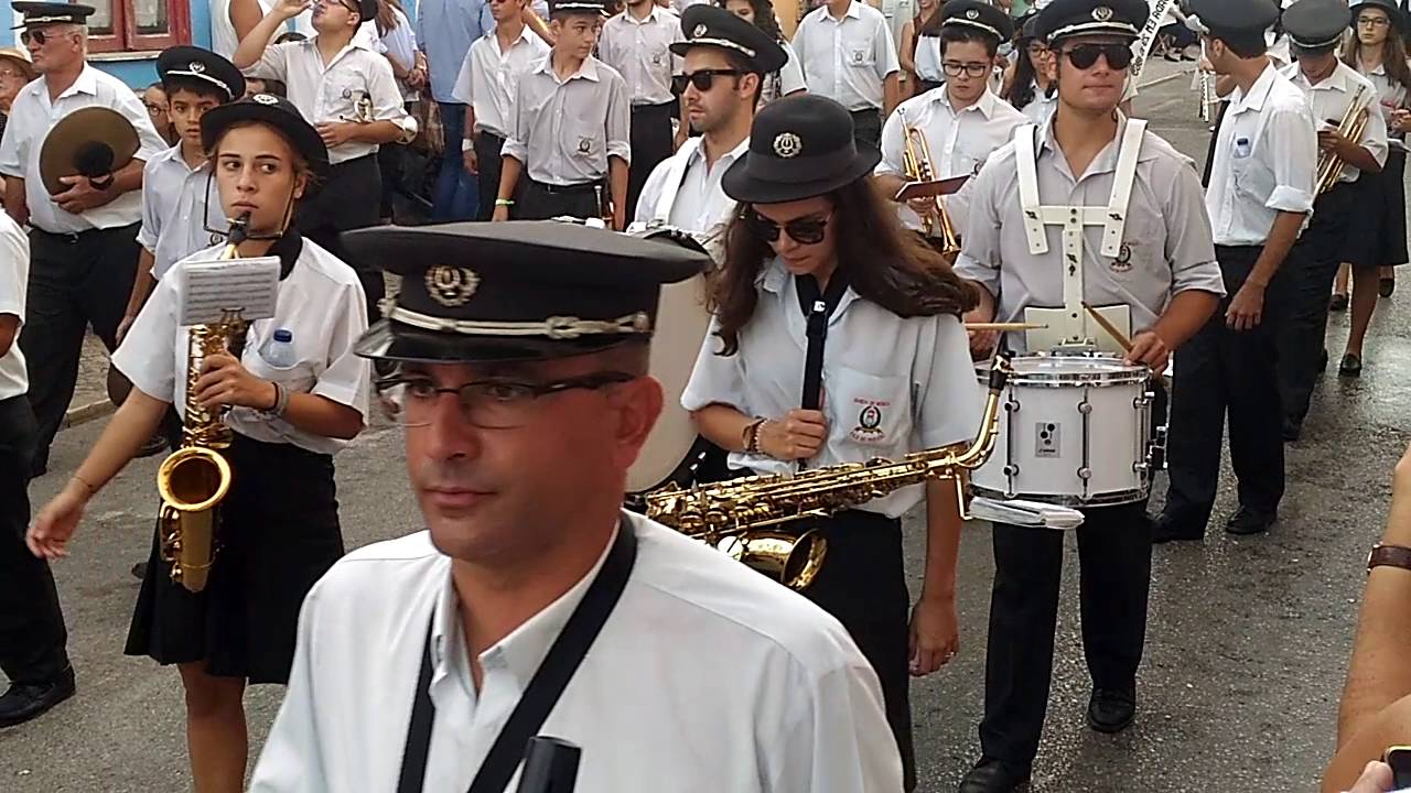 Primeira parte Procissão de N.S. da Boa Viagem na Moita em Portugal