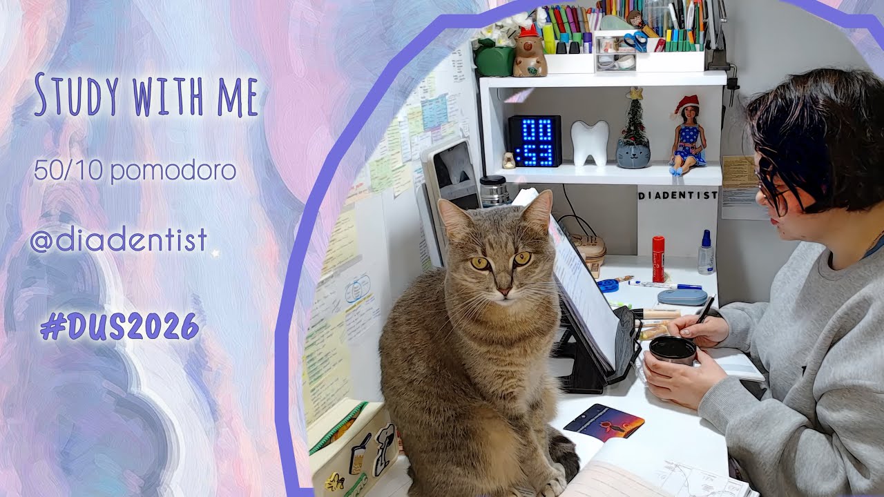 Benimle 5 saat #dus çalış! Study with me live 5 hours #studywithme #pomodoro #tus #kpss #yks #lgs