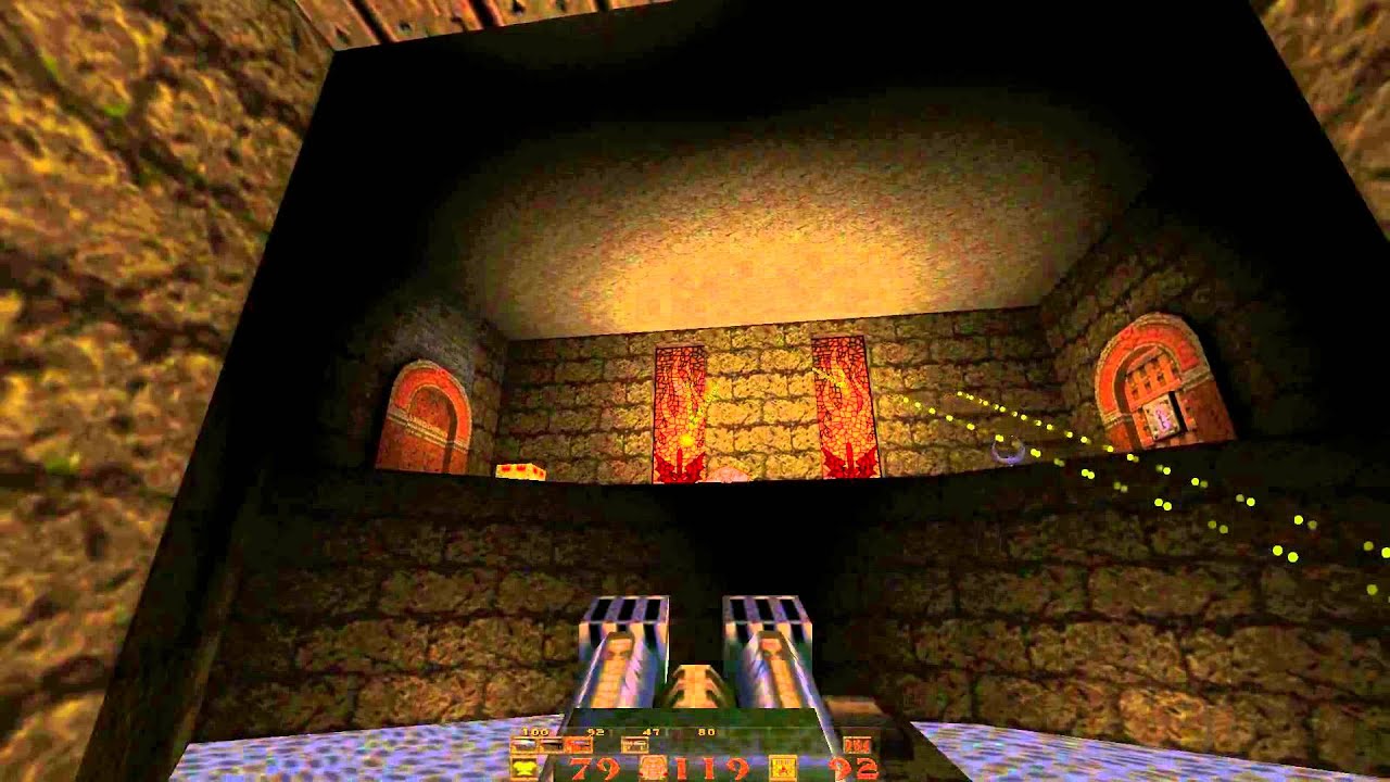 Quake - E4M3 - The Elder God Shrine (Nightmare, 100% kills & secrets)