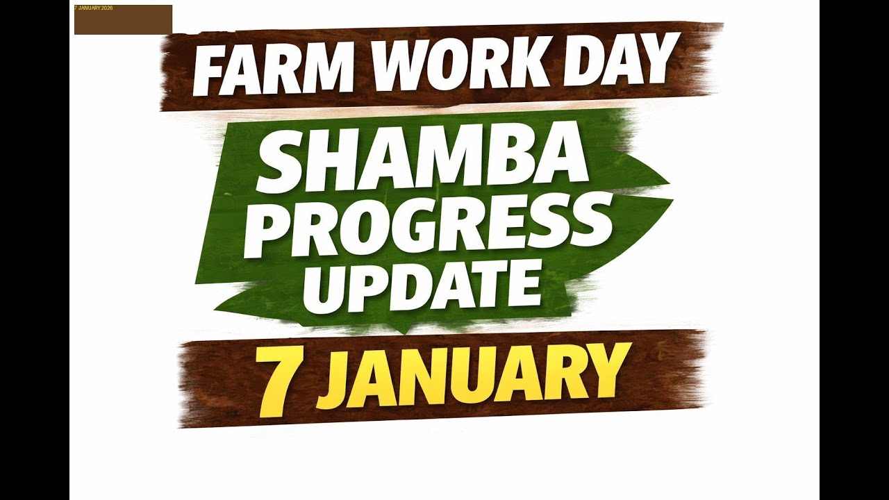 7TH JANUARY VLOG  Farm Work Day | Shamba Progress Update