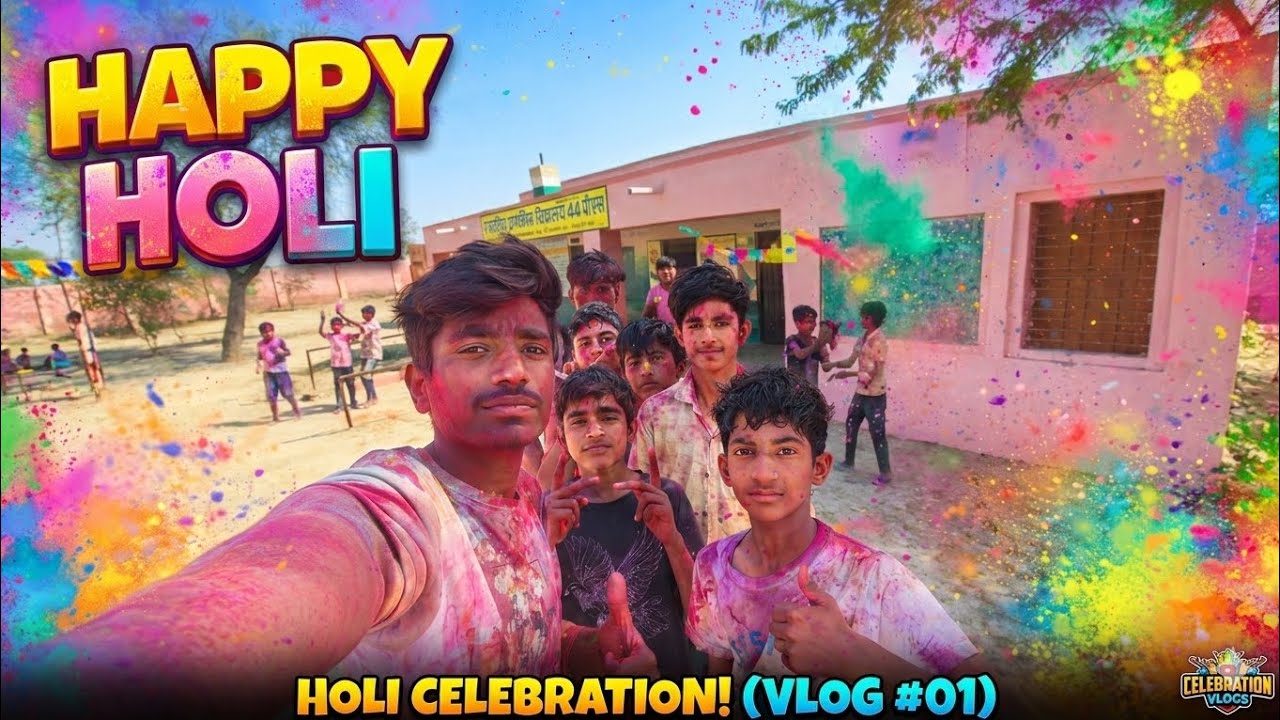 HAPPY HOLI 🫟 |🤣 AAJ MAJA AA GYA | 