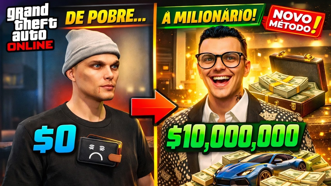 Como Ficar Milionário no GTA 5 Online SOLO | Método Fácil e Rápido