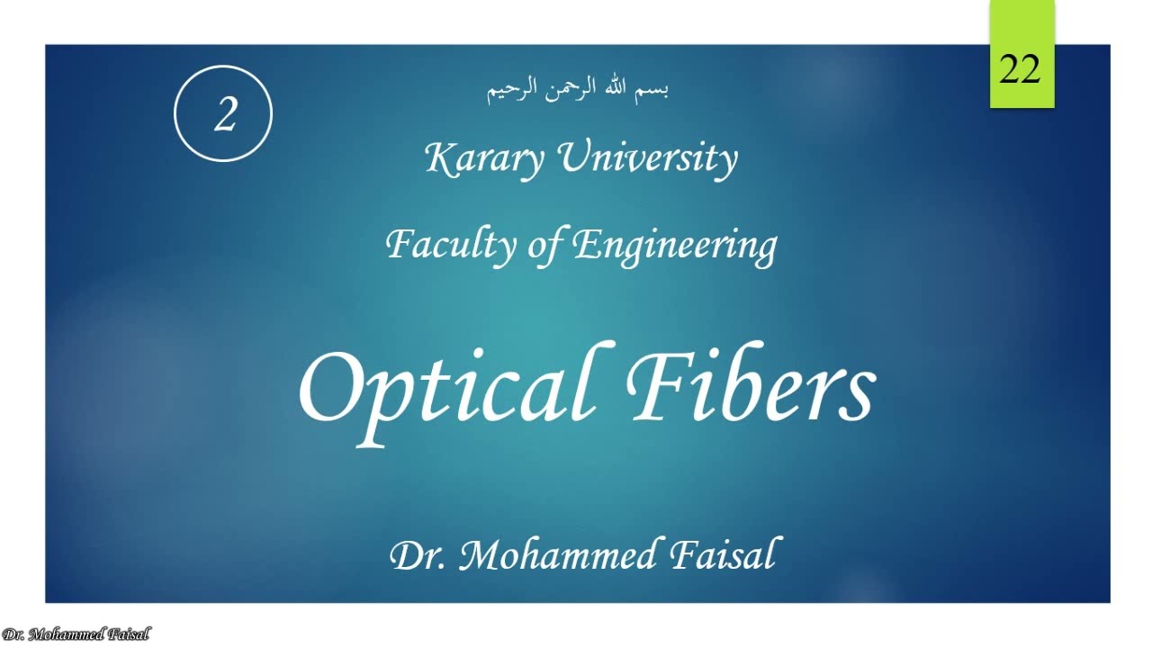 Optical Fibers - 02- Ray Theory Transmission