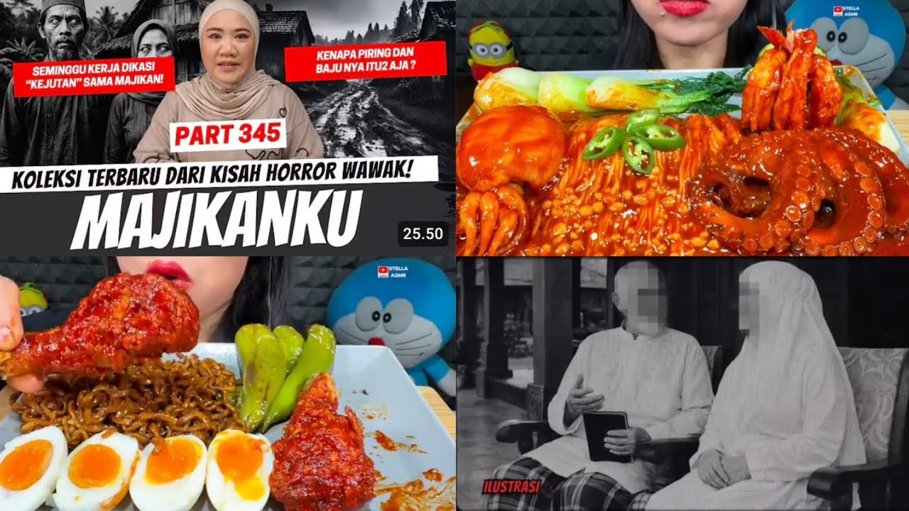 MAJIKANKU || Nadia Omara X Mukbang Asmr ||