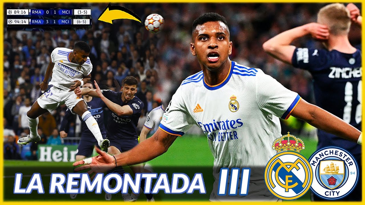 La REMONTADA del REAL MADRID vs MANCHESTER CITY (6-5) 🏆 Semifinales UCL 2021-2022
