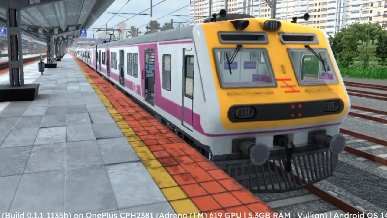 Mumbai local passengers train in indian railway #train #local #railworks #subscribe #railway 