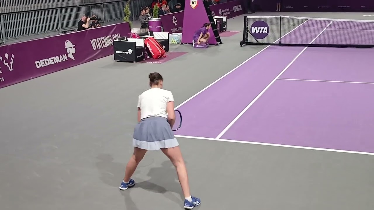 RUXANDRA BERTEA în tur 1, la WTA 250, TRANSYLVANIA OPEN, CLUJ 2026   