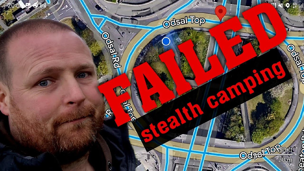 What happened !! Why I did FAILED stealth camping on a Roundabout.