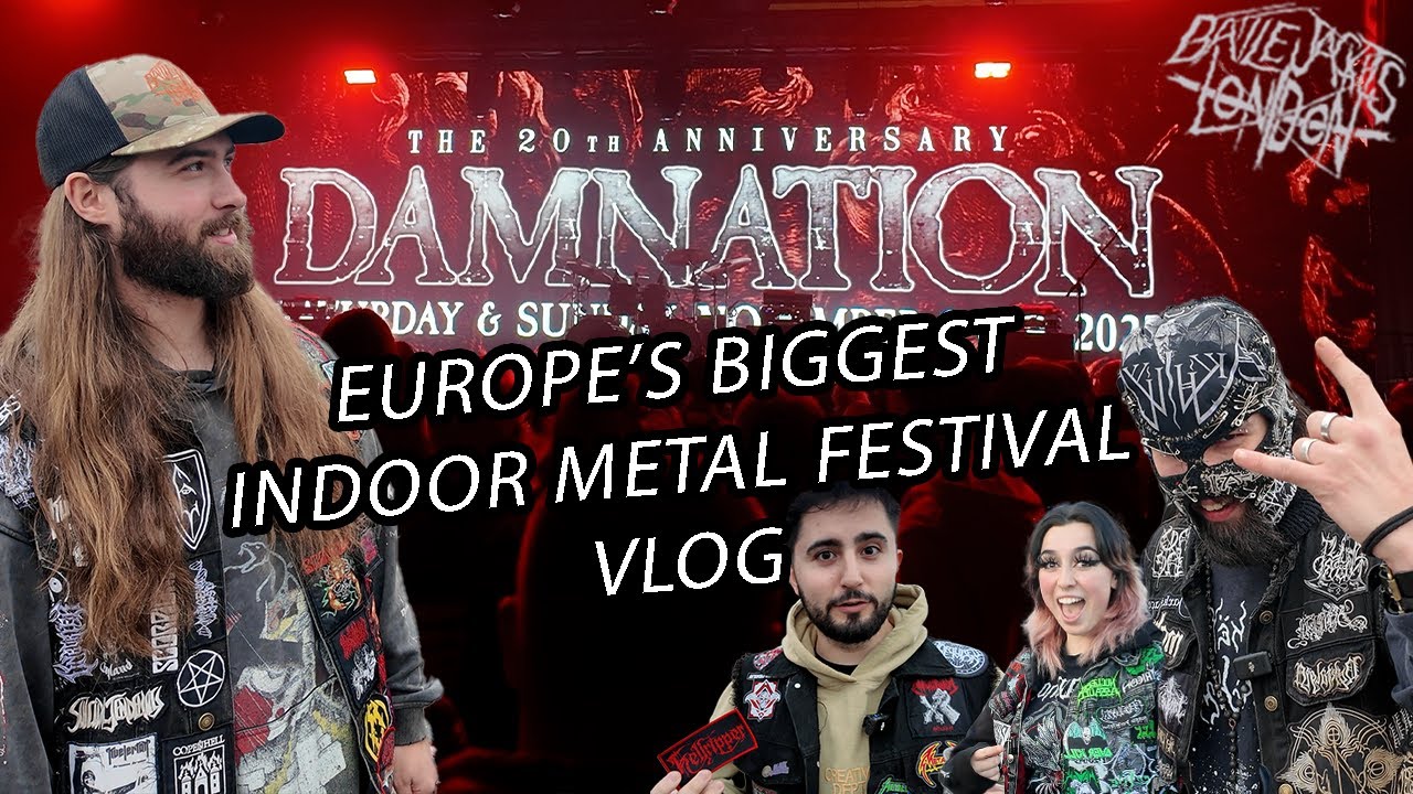 DAMNATION! EUROPE'S BIGGEST INDOOR METAL FESTIVAL VLOG!