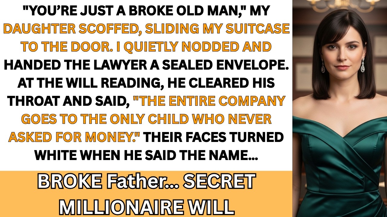My Children Thought I Was Broke. The Will Reading Made Them Tremble