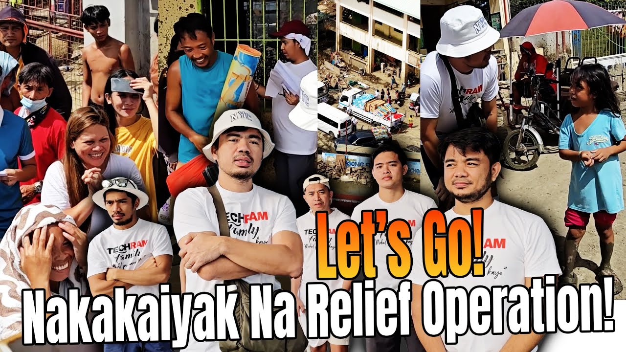 Yung Mga Ngiti Nila Sa Labi kaTechRam! Heto Na! Relief Operation On The Go! TechRAM Team Laban!