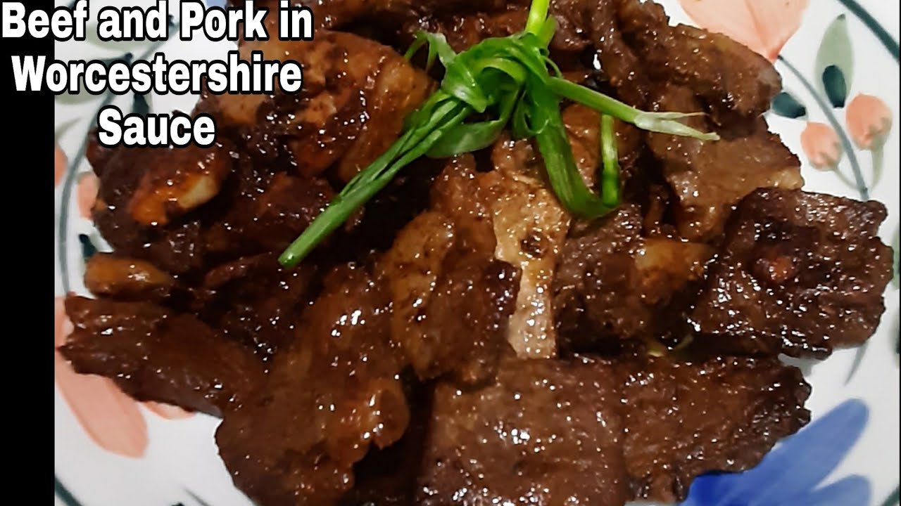 Beef & Pork in Worcestershire Sauce