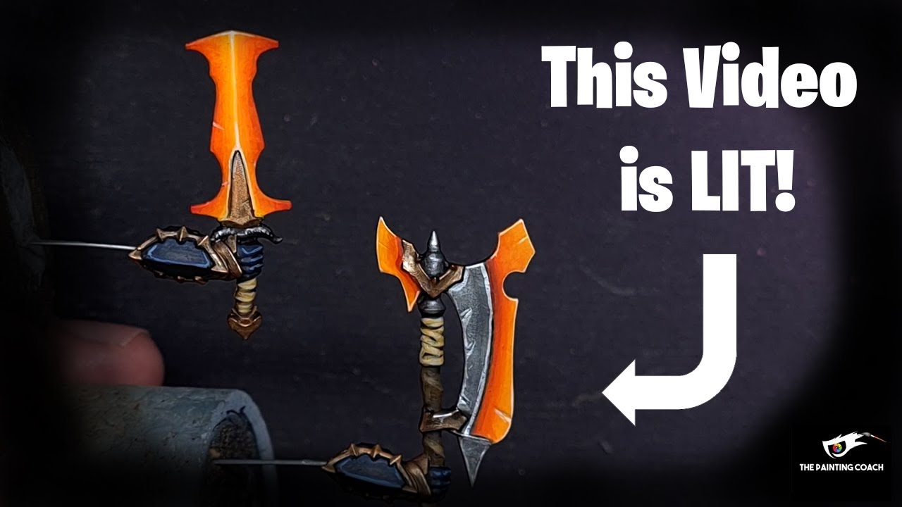How to Paint Lava Blades