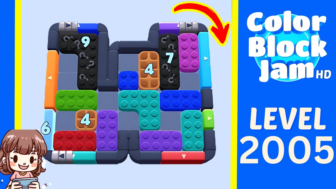 Color Block Jam Level 1121 (2005) Solution Walkthrough