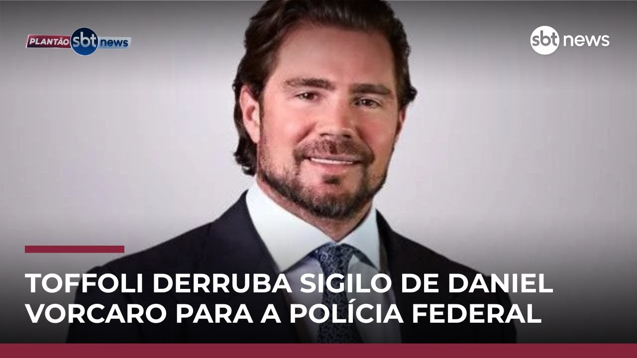 Ministro Dias Toffoli derruba sigilo do depoimento de Daniel Vorcaro | #JornaldoSBTNews