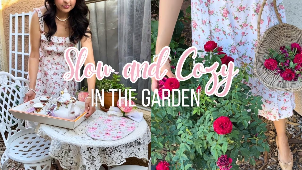 Relaxing Peaceful Days Filled With Tea and Roses