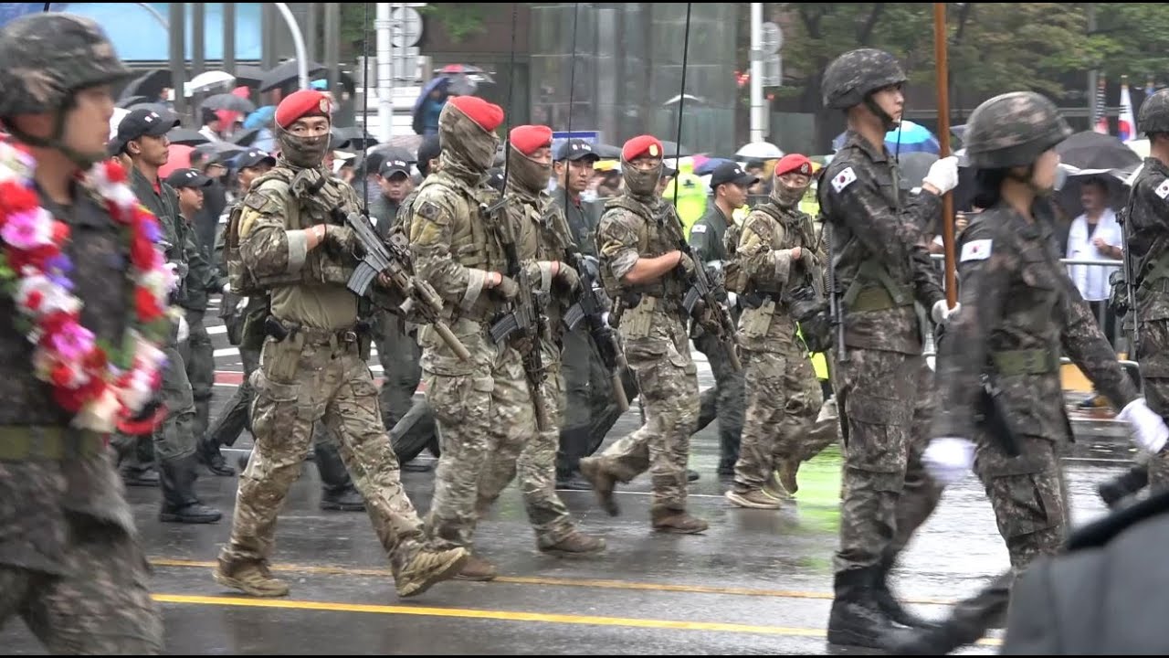 2023 국군의 날 '특수부대(특전사, UDT, CCT 등)' 시가행진ㅣ2023 South Korea military paradeㅣSouth Korea Special Forces