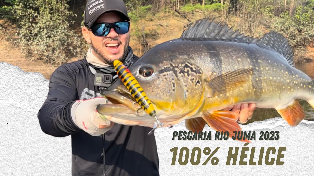 Pescaria no Rio Juma 2023: 100% hélice.