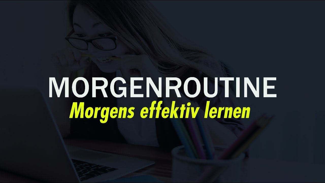 MORGENROUTINE für EINSER-ABITUR + BESTNOTEN | studyrunner